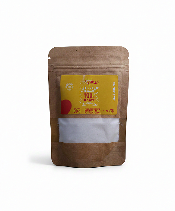 Salgante Zero Sódio Refil 80g - Reposição Prática