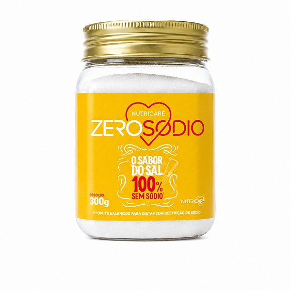 Salgante Zero Sódio Pote Econômico 300g