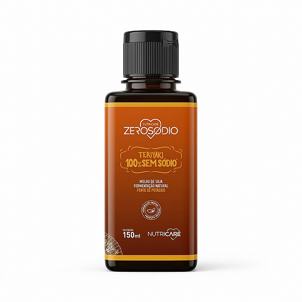Molho Teriyaki Zero Sódio 150ml - Sabor Oriental