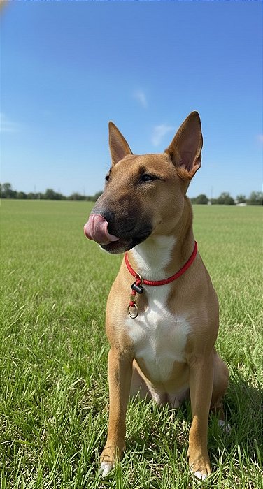 Enforcador Profissional com Trava para Cães – Adestramento e Controle com Segurança - Vermelho
