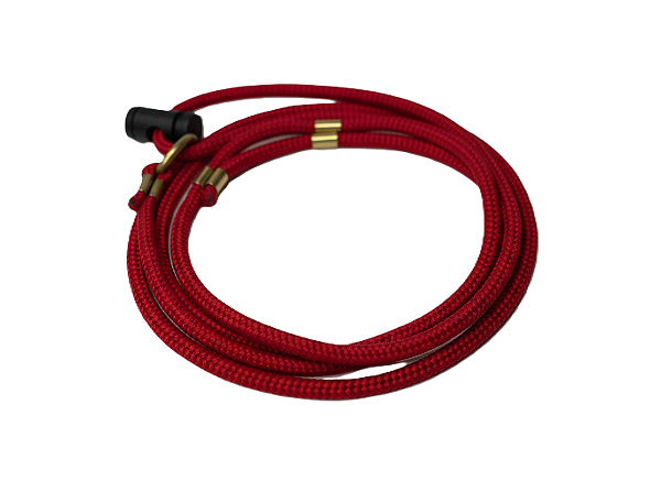 Guia Unificada Ajustável Enforcador para Cães – Adestramento Profissional e Resistência Vermelho