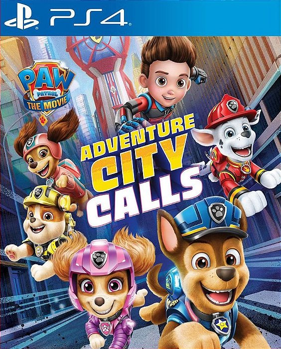 Patrulha Canina: O Filme A Cidade da Aventura está chamando PS4 PSN MÍDIA DIGITAL