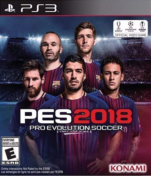 Pro Evolution Soccer Pes 2018 Ps3 Psn Mídia Digital