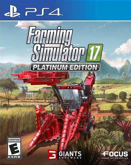 Farming Simulator 17 Platinum Edition Português Ps4 e Ps5 Psn Mídia Digital