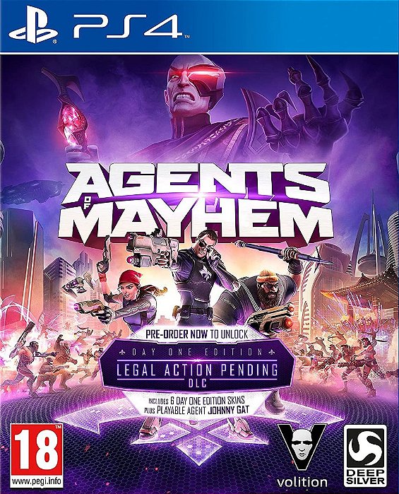 Agents Of Mayhem Ps4 e Ps5 Mídia Digital Psn