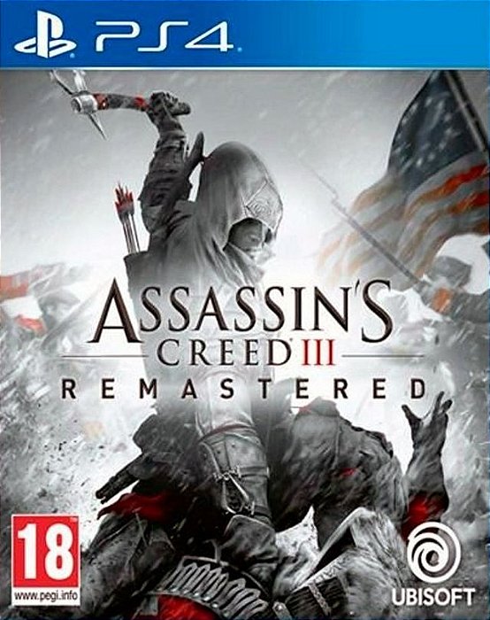 Assassin's Creed III Remastered Ps4 e Ps5 Mídia Digital