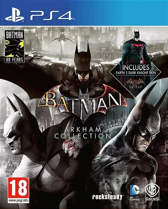 Batman Arkham Collection PS4 e Ps5 Mídia Digital Psn