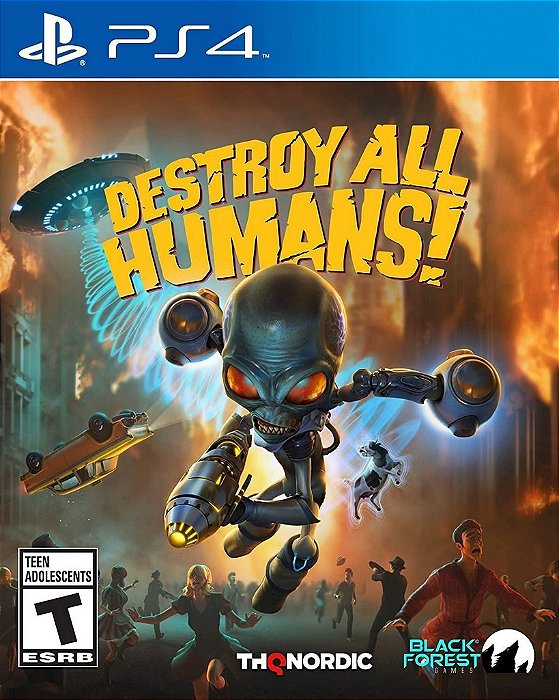 Destroy All Humans Ps4 e Ps5 Mídia Digital Psn