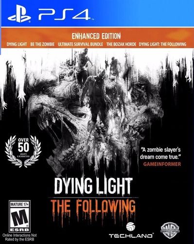 Dying Light The Following Edição Aprimorada Ps4 e Ps5 Mídia Digital Psn