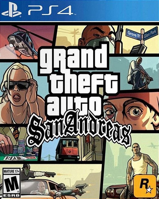 Gta San Andreas Ps4 e Ps5 Psn Mídia Digital