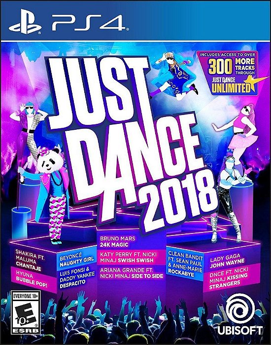 Just Dance 2018 Ps4 e Ps5 Mídia Digital Psn