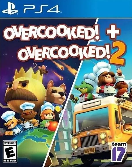 Overcooked! + Overcooked! 2 Ps4 e Ps5 Psn Mídia Digital