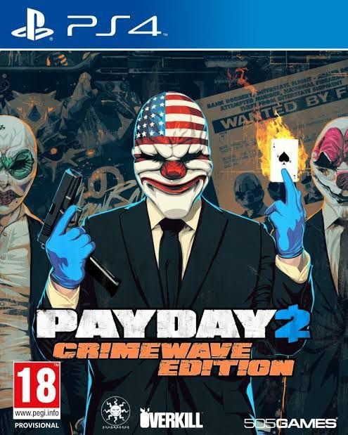 PAYDAY 2 Crimewave Edition Ps4 e Ps5 Mídia Digital Psn
