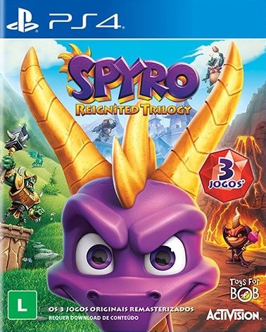 Spyro Reignited Trilogy Ps4 e Ps5 Mídia Digital Psn