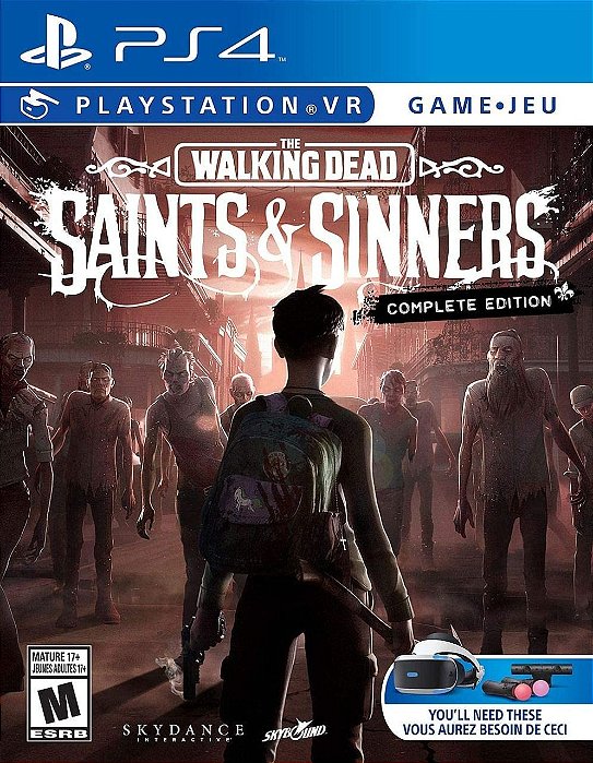 The Walking Dead Saints and Sinners Ps4 e Ps5 Mídia Digital Psn