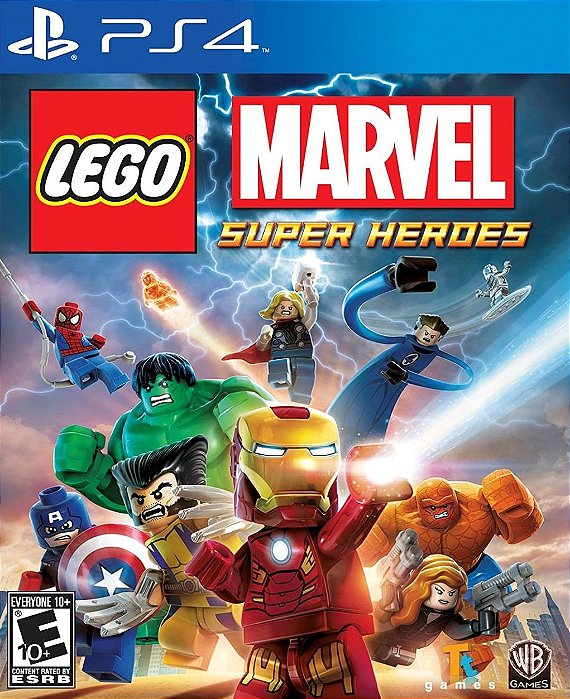 Lego Marvel Super Heroes Ps4 e Ps5 Mídia Digital Psn