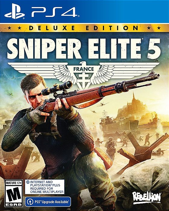 Sniper Elite 5 Deluxe Edition Ps4 Psn Mídia Digital