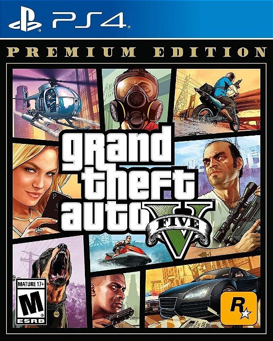 Gta V 5  Edição Premium Português Ps4 Mídia Digital Psn