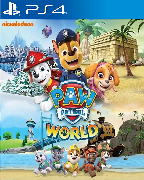 Mundo da PAW Patrol Patrulha Canina Ps4 Psn Mídia Digital