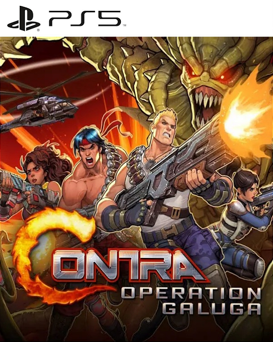 Contra Operation Galuga Ps5 Mídia Digital Psn