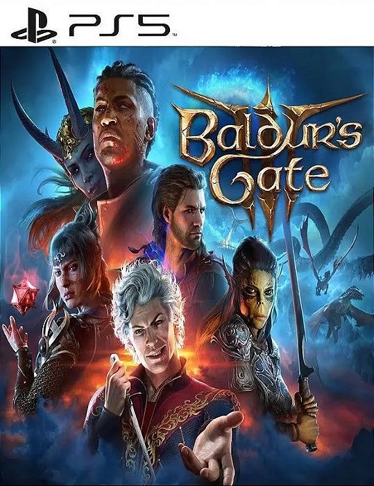 Baldur's Gate 3 Ps5 PSN Mídia Digital