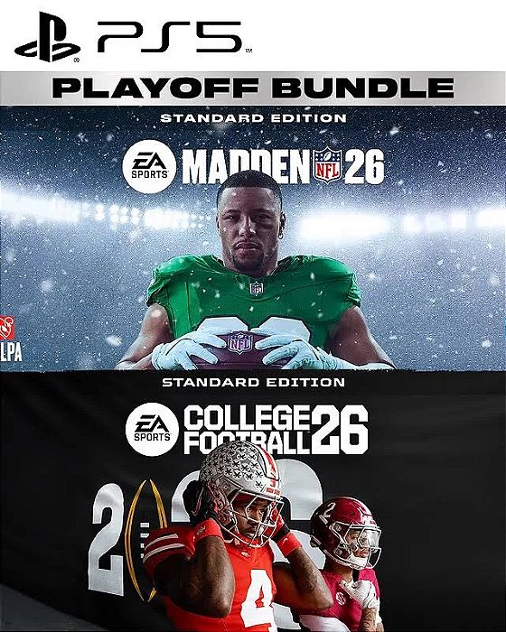 Bundle Madden NFL 26 Standard Edition e College Football 26 PS5 Mídia Digital