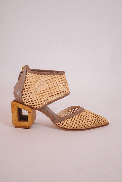 Ankle Boot Ráfia Fendi