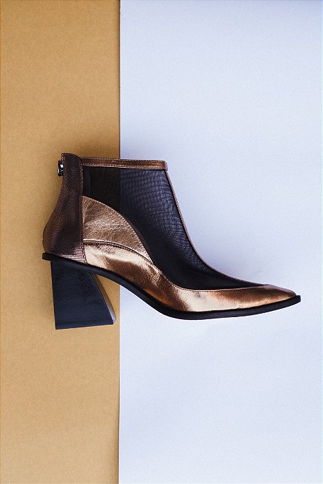 Bota Tela Bronze