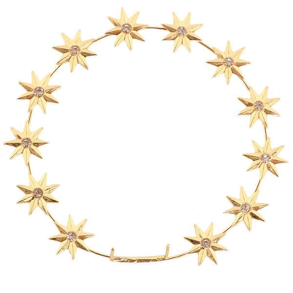 Auréola com Estrelas Folheada para Imagem 50cm-70cm | 10,5cm