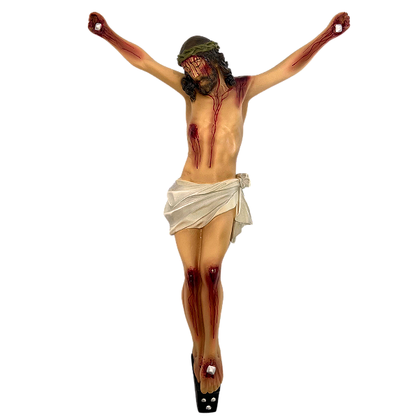 Corpo De Cristo Crucificado 30cm | Resina