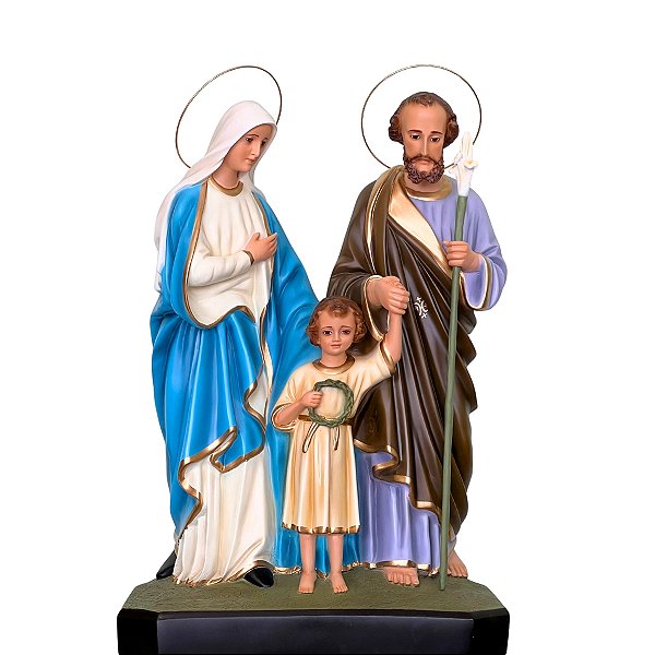Imagem Sagrada Família 90cm Resina