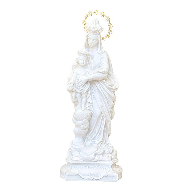 Imagem Nossa Senhora das Vitórias 31cm Pó de Mármore