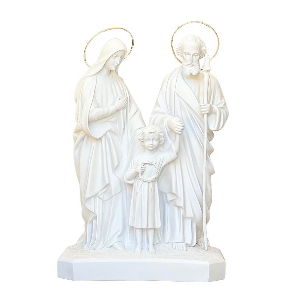 Imagem Sagrada Família 60cm Pó de Mármore