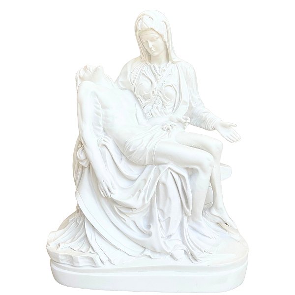 Imagem Nossa Senhora da Piedade 43cm | Pó de Mármore