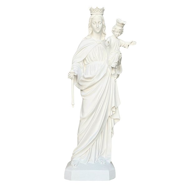 Imagem Nossa Senhora Auxiliadora 105cm Área Externa | Pó de Mármore