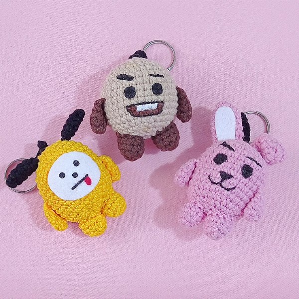 Chaveiros Mascotes BT21 BTS SOB ENCOMENDA