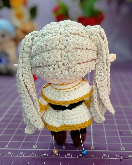 Amigurumi Frieren Boneca de Crochê PRONTA ENTREGA