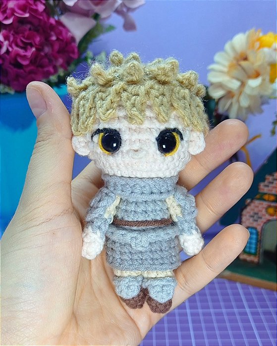 Amigurumi Laios Dungeon Meshi Boneco de Crochê À PRONTA ENTREGA