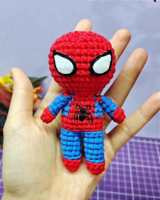 Amigurumi Homem Aranha Spider Man