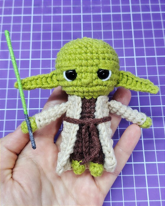 Amigurmi Mestre Yoda Star Wars