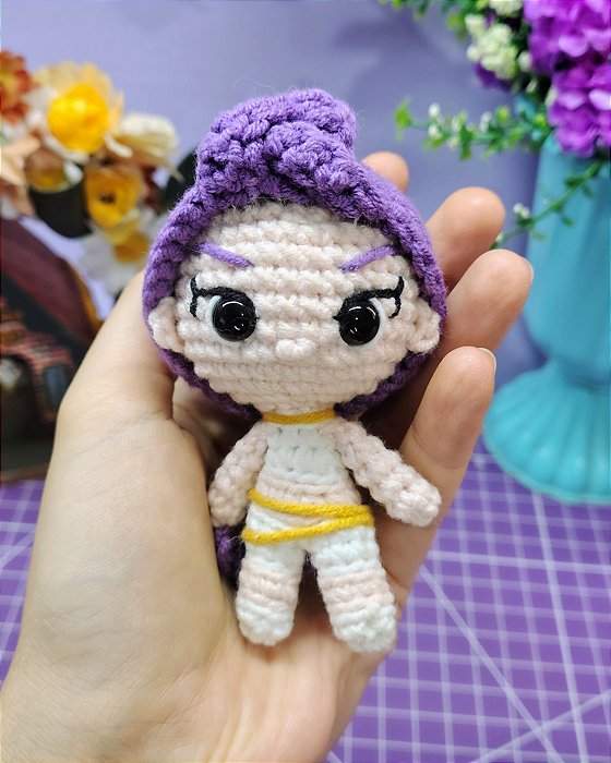 Amigurumi Rumi Guerreiras do Kpop (Kpop Demon Hunters)