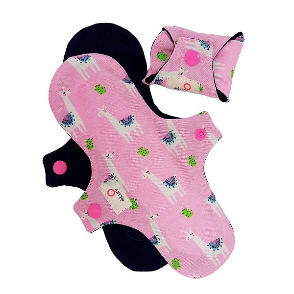 Absorventes Ecológicos Reutilizáveis 100% Algodão