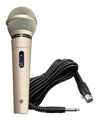 Microfone Dinâmico De Metal MXT MUD-515 Cabo 4.5m