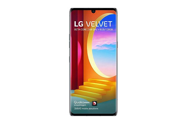 Celular Smartphone LG Velvet LMG910EMW 128GB Câmera Tripla