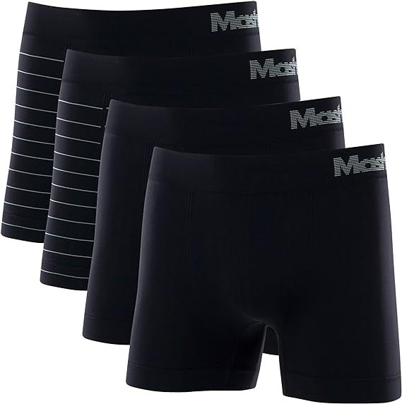 Kit 4 Cuecas Cueca Boxer MashMasculino Preto 711.02E