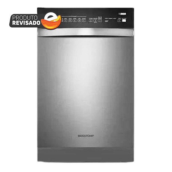 Lava Louças 14 Serviços Brastemp Inox Ciclo Pesado - BLF14AR
