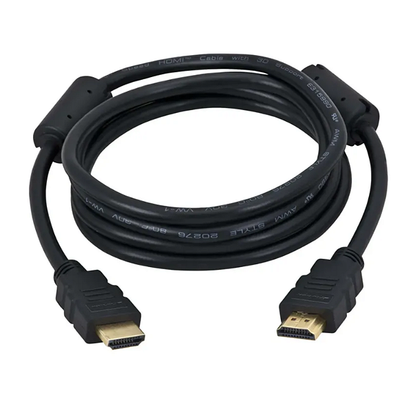Cabo Hdmi 2.0 4K Ultra HD 3D Com Filtro 30 AWG Dourado Mxt