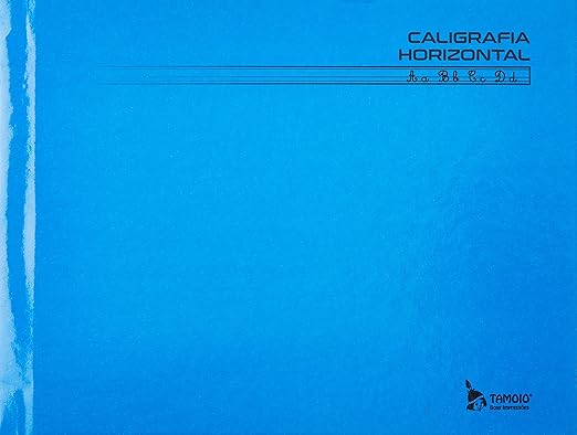 Caderno de Caligrafia Brochura Tamoio Capa Dura Horizontal