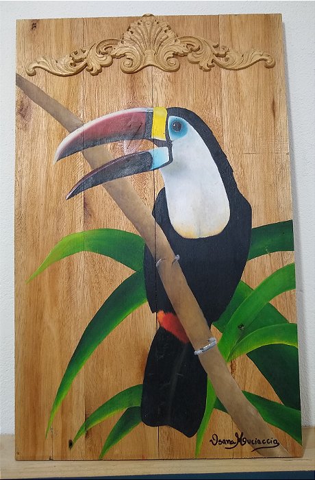 Quadro Tucano - Pintura óleo