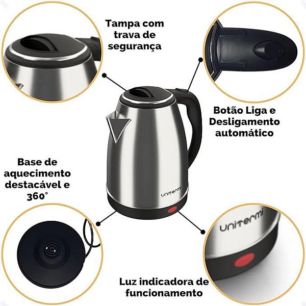 CHALEIRA ELETRICA ATACAMA 1,8L 110V